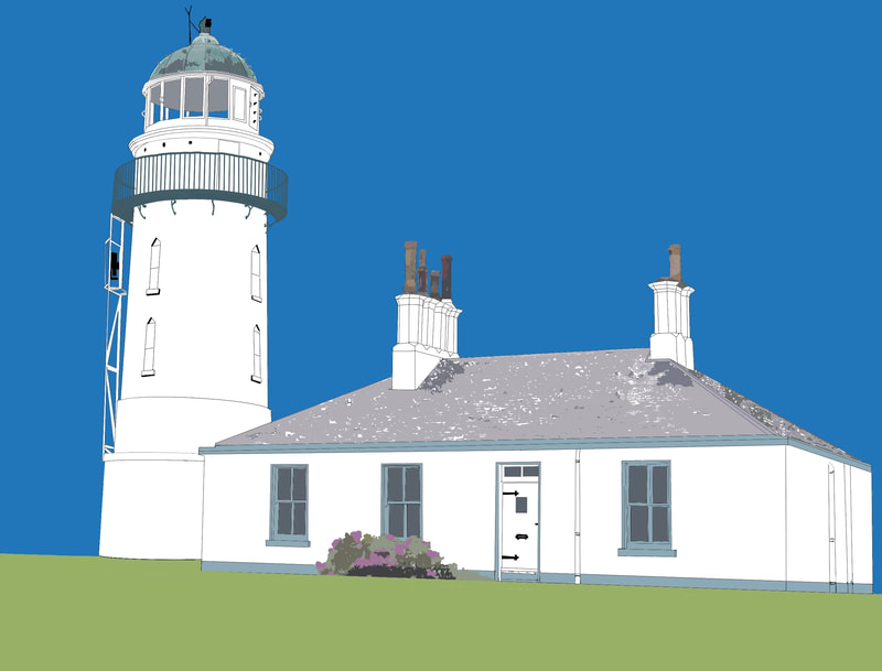 Toward Point Lighthouse Card